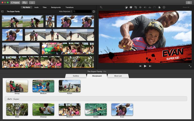free mac apps for video editing